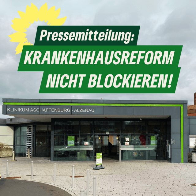 Appell an Ministerpräsident Söder: Krankenhausreform nicht blockieren