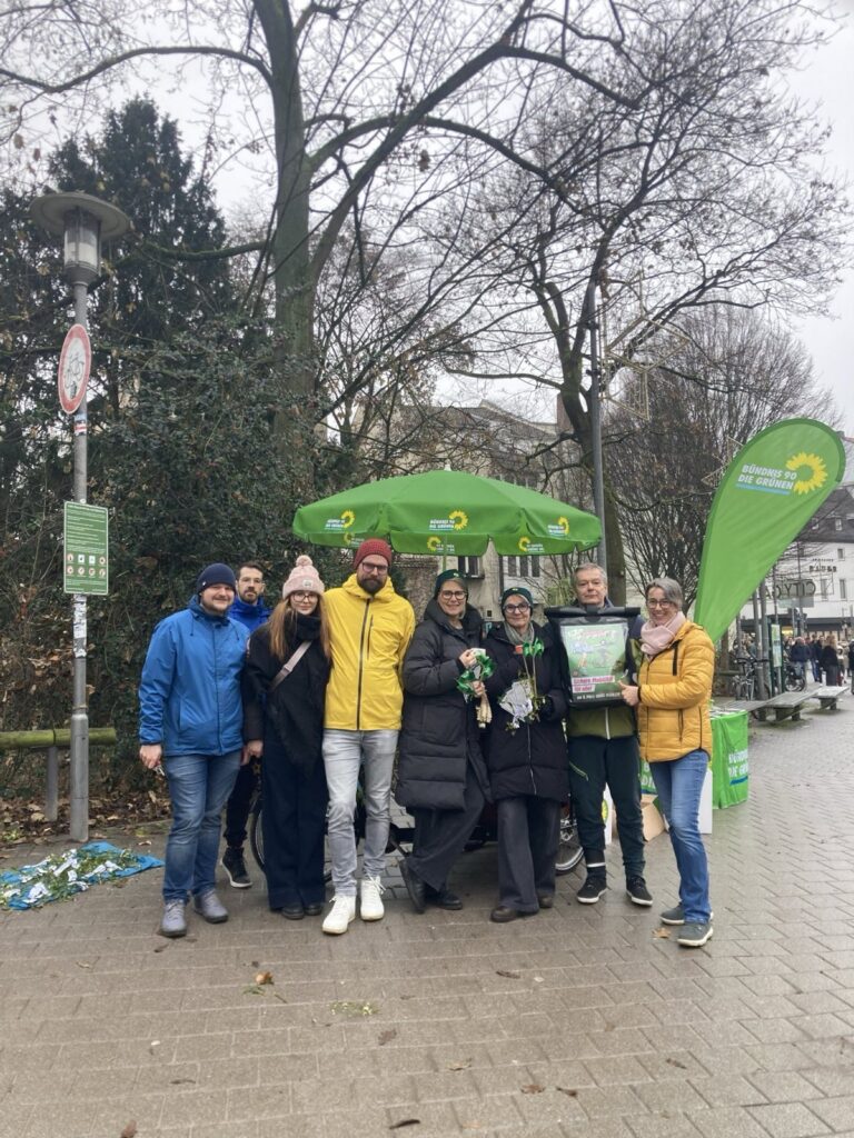 AB jetzt grün vor Ort